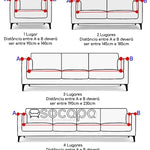 Capa de Sofá Extensível