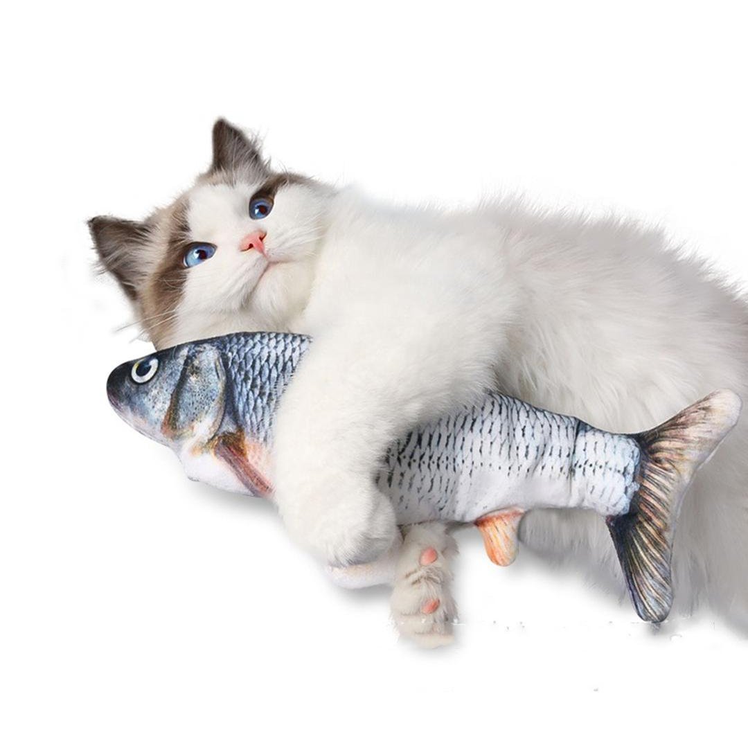 Brinquedo Eléctrico de Peixe para Gatos